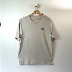 Puma Gray Short Sleeve Tee Iconic Logo